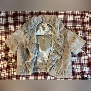 Charlotte Russe Silky Lined Faux Fur Coat